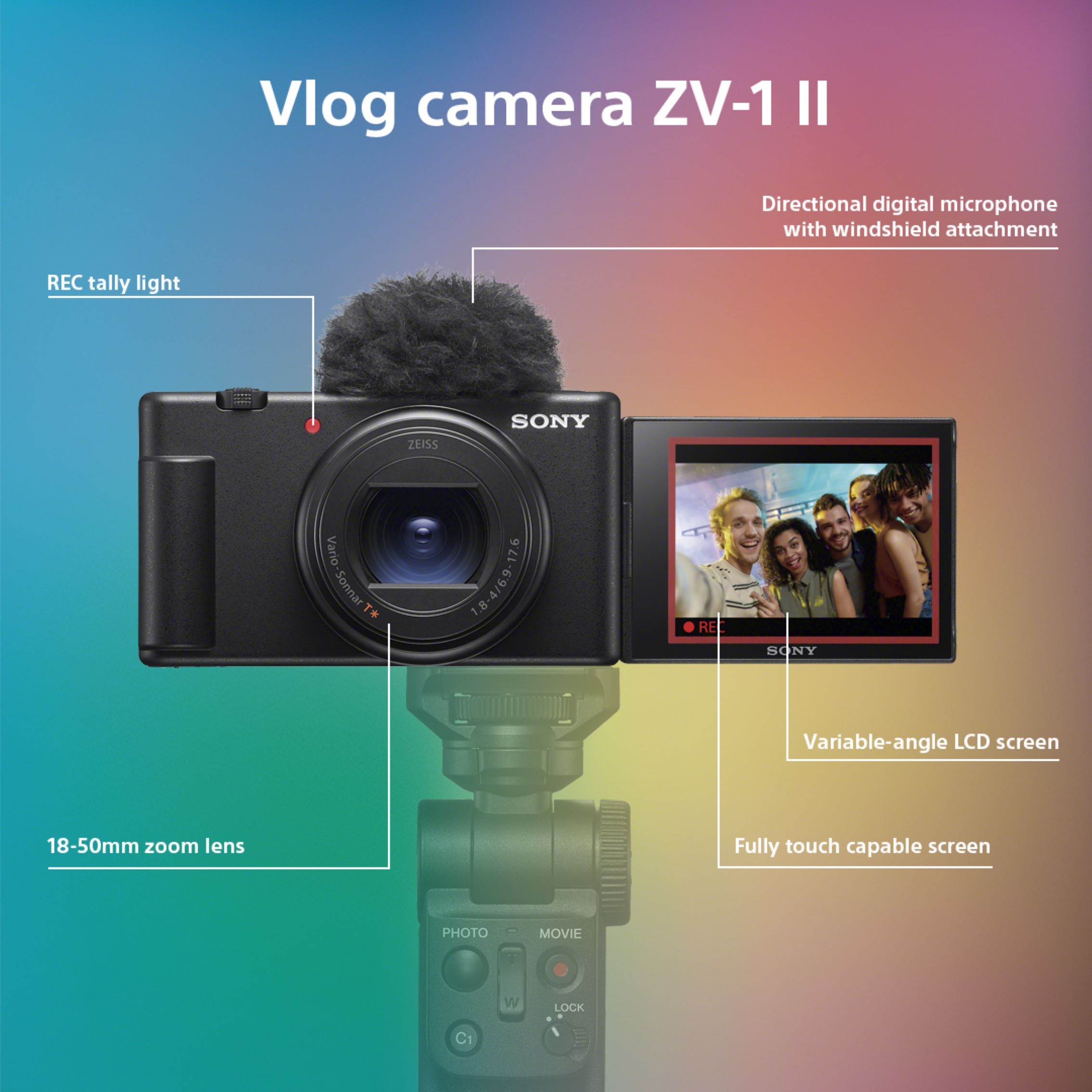 Sony ZV-1 II digitális fényképezőgép